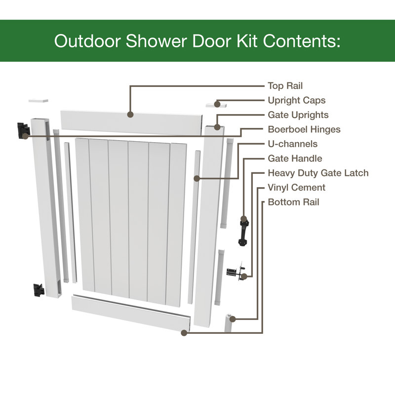 Xpanse Outdoor Shower Door Wayfair